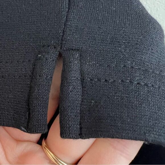 1X NWT Liz Claiborne Women black knit blend pants elastic waist - Picture 14 of 15